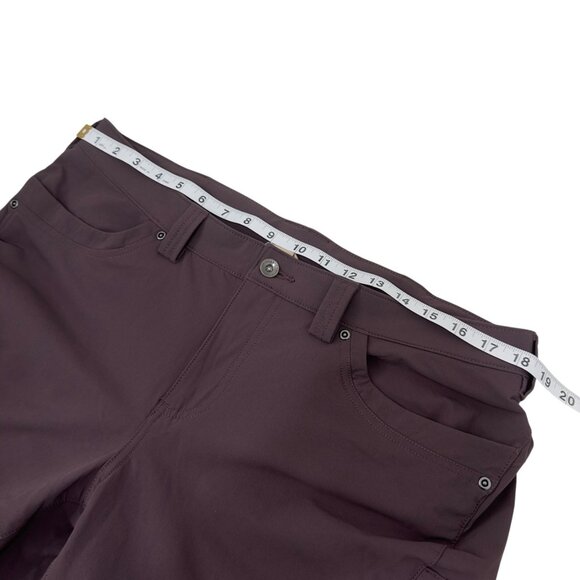 Duluth Trading Women Cargo Pants 14 X 31 Nylon Spandex Hiking Outdoor Travel - Picture 5 of 13